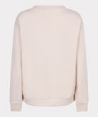 Back View Beige sweatshirt on a light gray background