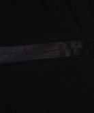 Close-up of a black model fabric texture with a subtle pattern