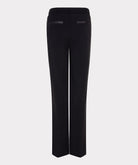 Back View of Black model pants on a white background off figure 